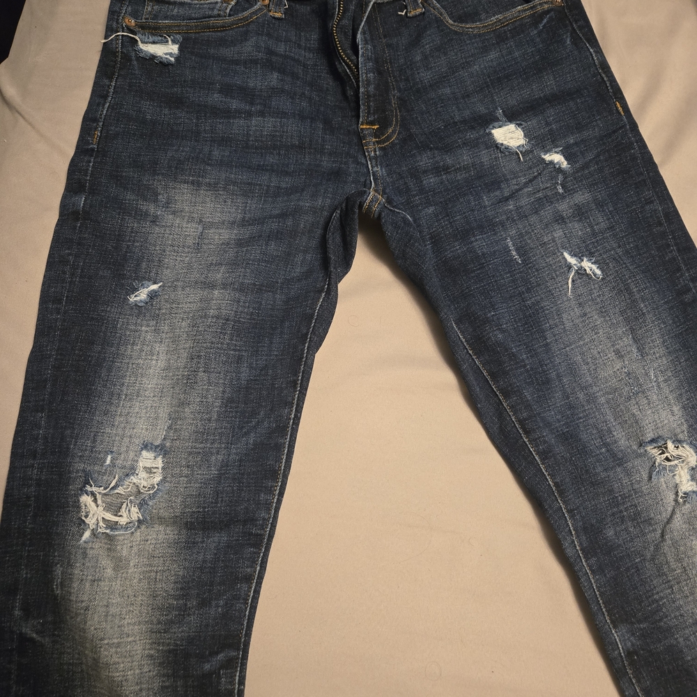 American Eagle Men's Distressed Blue Jeans 30×32